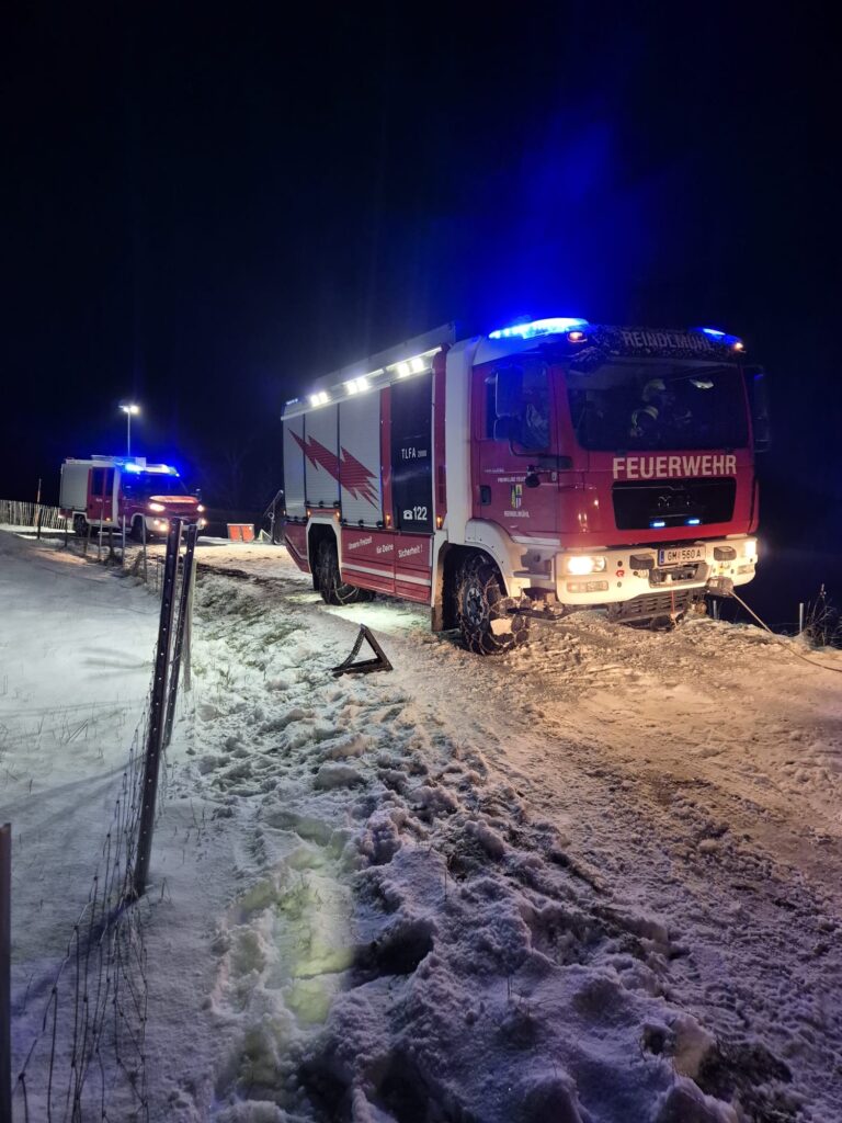 Mehr über den Artikel erfahren Bergung Kleintransporter am Tannachweg
