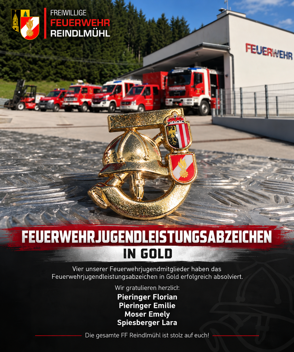 Du betrachtest gerade 🏅 Feuerwehrjugendleistungsabzeichen in Gold 🚒